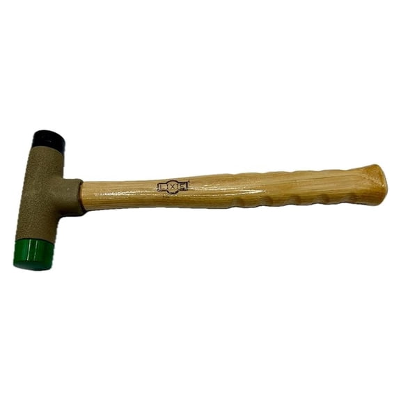 Dead Blow Hammer 10 Oz - 1 Inch Replaceable Faces - Medium & Hard Urethane - Non-Marring Impact Tool for Automotive, Assembly, Metalworking