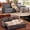 Dark gray-3 Seater, variant on 80" Loveseat Sectional Sofa, Asofer L-Shaped Corduroy Upholstered Couch With Ottoman for Living Room, No Assembly Boneless Sofa, Black