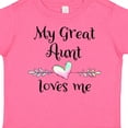 thumbnail image 4 of Inktastic My Great Aunt Loves Me Heart Boys or Girls Toddler T-Shirt, 4 of 5