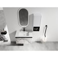thumbnail image 6 of Wall-Mounted Bathroom Combination Cabinet with Ceramic Sink Soft-Closing Hinges for Quiet Bathroom Use, 6 of 7