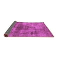 thumbnail image 2 of Ahgly Company Indoor Rectangle Solid Purple Modern Area Rugs, 4' x 6', 2 of 4