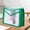 Green, variant on Reinforced 3D Transparent Snap-Closure Document Pouch, Waterproof Plastic Office File Bag for A4 Papers, Holds 500 Sheets, 6 Colors