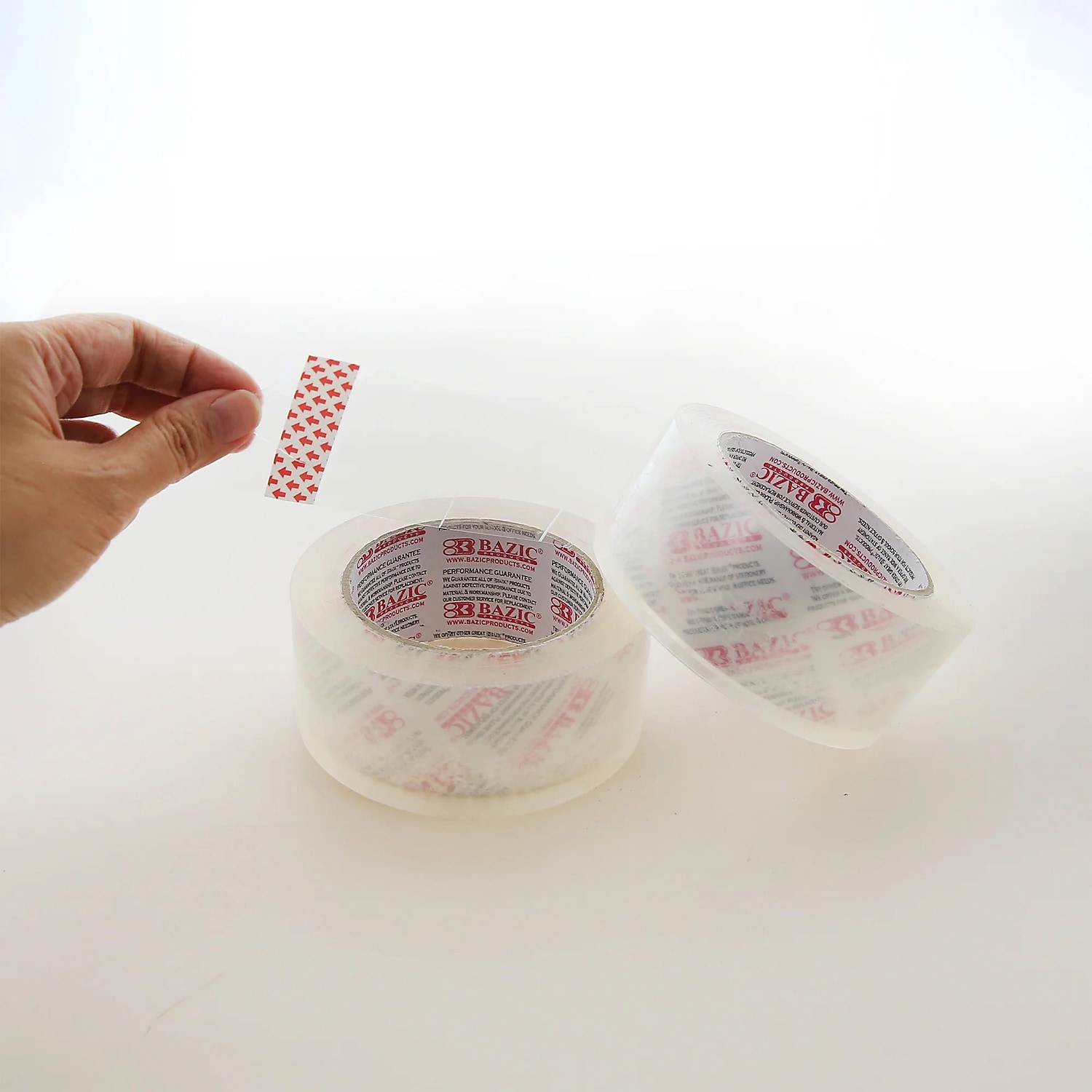 Bazic Transparent Clear Tape Refill 1.88" x 109.3 yds. Clear 36 Rolls/Pack (BAZ918)