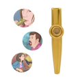 thumbnail image 2 of HLONK Aluminum Alloy Mini Portable Kazoo Ukulele Guitar Partner Musical Instrument (gold), 2 of 5