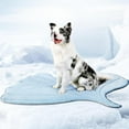 thumbnail image 4 of Leaf Shaped Cooling Mat for Dogs & Cats - Large Washable Pet Pad for Summer, Non- & Lightweight Dog Bed for Floor, Couch or Travel | Durable Cotton Cooling Mat for Small to Large Pets, 4 of 9