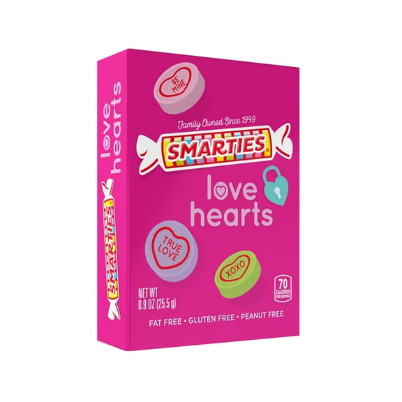 Smarties Love Hearts Box