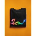 thumbnail image 3 of Rainbow Dragon On Fire Sweatshirt Men -Image by Shutterstock, Male 4X-Large, 3 of 4
