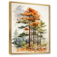 thumbnail image 2 of Designart "Majestic Ponderosa Pine Trees II" Floral Floater Framed Wall Decor, 2 of 7