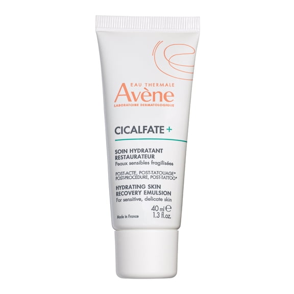 Avène Cicalfate Hydrating Skin Recovery Emulsion for Post-Procedure & Tattoo, 1.3 fl oz
