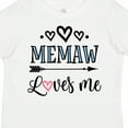 thumbnail image 4 of Inktastic Memaw Grandma Loves Me Girls Toddler T-Shirt, 4 of 5