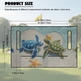 thumbnail image 7 of Yuyamidu Sea Turtle Golf Cart Seat Covers for Club Car Starfish Golf Cart Towel Seat Covers with Front Pockets for 2 Seats Heavy Duty Washable Club Car Accessories in Summer, 7 of 7