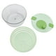 thumbnail image 1 of Secador de verduras de 4 l, centrifugador de ensaladas de polipropileno, cuenco escurridor de ensaladas multifunción para el hogar, cocina, color verde, 1 of 15