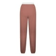 thumbnail image 4 of SEAOPEN Deals 2025 Joggers for Women Baggy Sweatpants Cinch Bottom Sweatpants with Pockets Plus Size Y2K Jogger Pants Pink,M, 4 of 6