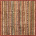 thumbnail image 1 of Ahgly Company Indoor Square Abstract Brown Abstract Area Rugs, 3' Square, 1 of 6