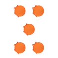 thumbnail image 1 of Cateissary Cojín de asiento que no se desvanece para taburetes de bar - Adición a cojín de muebles con lazos Cojín de silla naranja rojizo Type2 NO2, 1 of 6