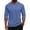 CH08_Royal Blue, variant on Resicozy Mens 3/4 Sleeve Tshirts Casual Henley Raglan Tops Classic Big and Tall Shirt Button Down Clothes Spring Summer Army Green M