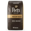 Peet's Coffee Big Bang Ground Coffee, Premium Medium Roast, 100% Arabica, 18 oz