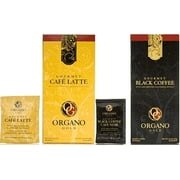 Organo Gold Combo Pack 1 Box Black Coffee And 1 Box Cafe Latte 100% Cetified Organic Gourmet Coffee