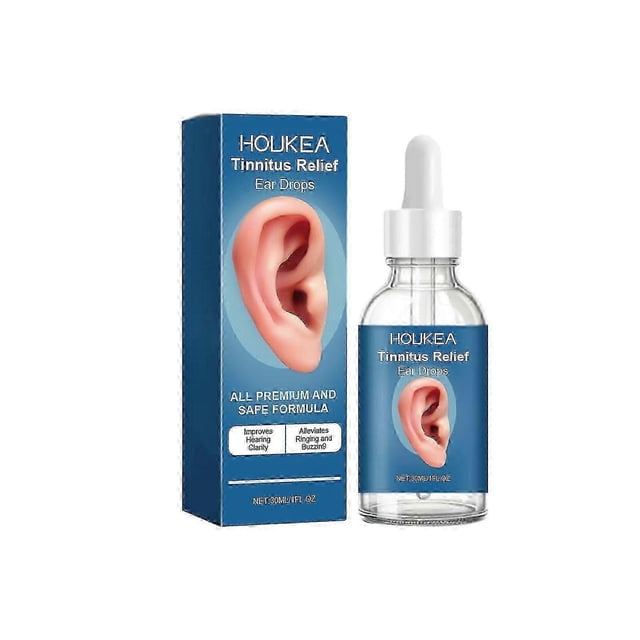 Houkea Ear Care Drops Care Cleansing Ear Wax Gentle Formula Comfortable Ear Care Drops