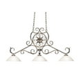 thumbnail image 2 of Meyda Tiffany 118120 Christabel 3 Light 54" Wide Linear Pendant, 2 of 2