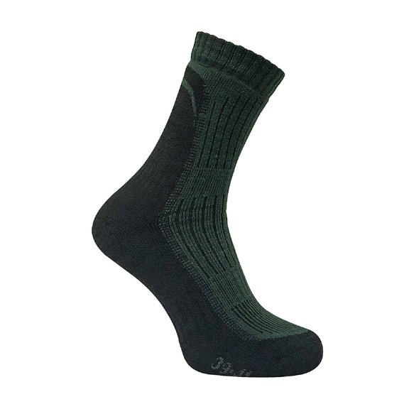 Dr Hunter - Mens Reinforced Heel and Toe Merino Wool Hiking Socks for Boots