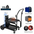 thumbnail image 6 of ONECHOI Welding Cart, MIG TIG ARC Welder Cart w/Upgraded Handle, 175lbs Capacity Portable Welding tank cart, 2-Tier Plasma Cutting Machine Cart 35.2”X17.7”X32.9”,Small Running Gear with Cylinder Rack, 6 of 6