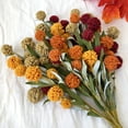 thumbnail image 5 of 5-Pack Artificial Hydrangea Flowers - Pink Realistic Plastic Flower Stems, Handmade Flower Stems for Halloween, Fall Home Decor, DIY Arrangements, Table Decorations, 5 of 5