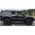thumbnail image 1 of N-Fab Nerf Bar T0365R W2W Series; With Drop Down Steps; 2 Inch Round Bent; Black Matte Textured Powder Coated Steel; Without End Caps; Rocker Panel Mount, 1 of 2