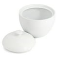 thumbnail image 2 of Our Table Simply White 13 Ounce Porcelain Sugar Bowl in White, 2 of 4