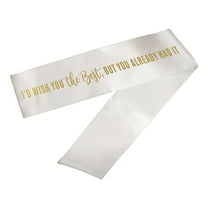 Koyal Wholesale Funny Divorce Party Sashes, Best