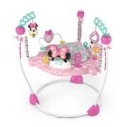 Bright Starts Disney Baby Minnie Mouse Forever Besties Infant Activity Center Jumper, Pink, Unisex, Infants Ages 6 Months to 1 Year