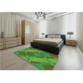thumbnail image 4 of Ahgly Company Indoor Rectangle Patterned Seaweed Green Area Rugs, 2' x 4', 4 of 6
