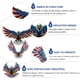 thumbnail image 2 of JM 4 Uds. Calcomanías reflectantes de águila calva para coche, pegatina de bandera americana para coche, pegatinas decorativas gráficas, calcomanías para coches, vehículos JM, 2 of 5