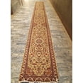 thumbnail image 1 of Rare Beige Amazed Floral Soft Hand Knotted Carpet Hall Way Runner Rug (23.1 x 2.6)', 1 of 9