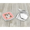 thumbnail image 3 of Checkerboard Pink English Bulldog  Compact Mirror BB1219SCM, 3 of 4