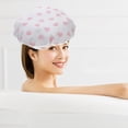 thumbnail image 3 of Shisuyan 2 Pcs Bonnet de Douche Réutilisable pour Femmes Double Couche Imperméable Bonnet pour Cheveux Longs Antistatique Bonnet de Bain Auto-Chauffant, 3 of 8