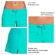 thumbnail image 4 of Pantalones cortos de tablero de las mujeres estilo simple cordón suave transpirable cintura baja mujeres nadar pantalones cortos para playa surf luz verde 3xl, 4 of 5