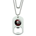 thumbnail image 1 of Creepin' It Real Keeping Skull Funny Humor Military Dog Tag Bottle Opener Pendant, 1 of 4