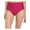 Black, variant on Calvin Klein Liquid Convertible Side Shirred Brief Swim Bottom, Pink, S