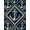 Blue, Pattern 15, variant on ODIKA 4' x 6' Machine Washable Non-Slip Area Rug, graphic print High Traffic Rug, Blue, 1106171