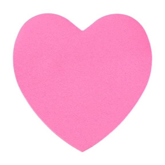 Elegant 8-Color Heart Shaped Sticky Notes Set for Home and Practical Note Taking