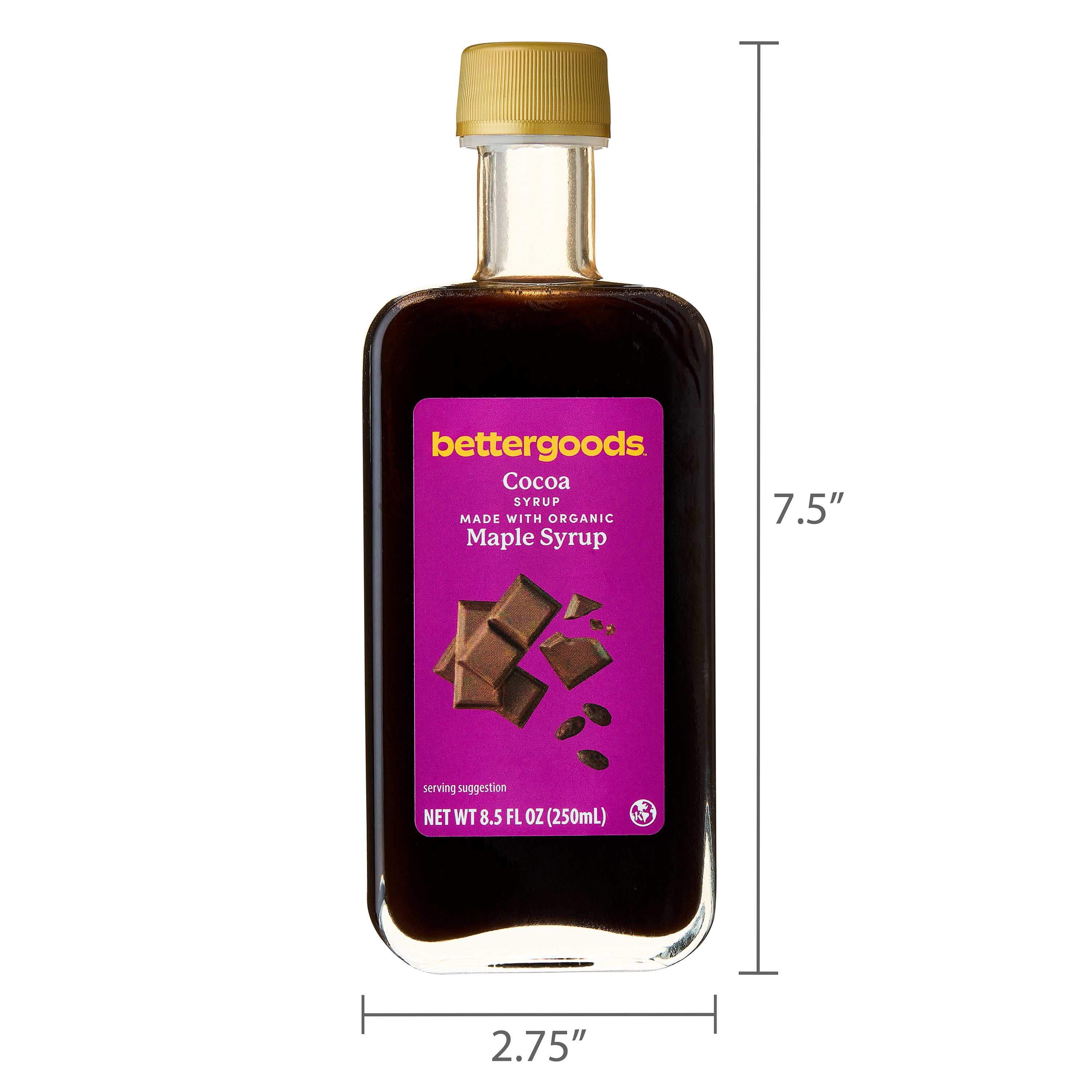 bettergoods Cocoa Maple Syrup, 8.5 fl oz