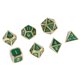 thumbnail image 1 of Juego de dados poliédricos D4 D6 D8 D10 D12 D20 Dados Poliédricos De Aleación De Zinc Para El Juego De Mesa D&D TRPG # 5 # 5 Magideal Juego de dados poliédricos, 1 of 7