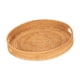 thumbnail image 2 of Bandeja de ratán para servir, estilo bohemio, plana, organizadora de baño, bandeja decorativa para mesa de café. 25cm, 2 of 9
