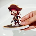 thumbnail image 6 of 12pc Pirate Water Gun Toys Set - Floating Bath Time Targets for Pool Play, Outdoor Splash Battle Game with EVA Stickers, Bathroom Swim Party Supplies​(B), 6 of 8