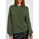 thumbnail image 3 of Suéter PRETTYGARDEN Floral de Punto con Cuello Redondo y Mangas Largas Verde M, 3 of 8