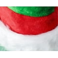 thumbnail image 4 of Chmadoxn Christmas Decorations Xmas Tree Decor Christmas Children's Hat Christmas Gift Children's Christmas Hat Christmas Stitching Red And Green Striped Plush Hat, 4 of 5