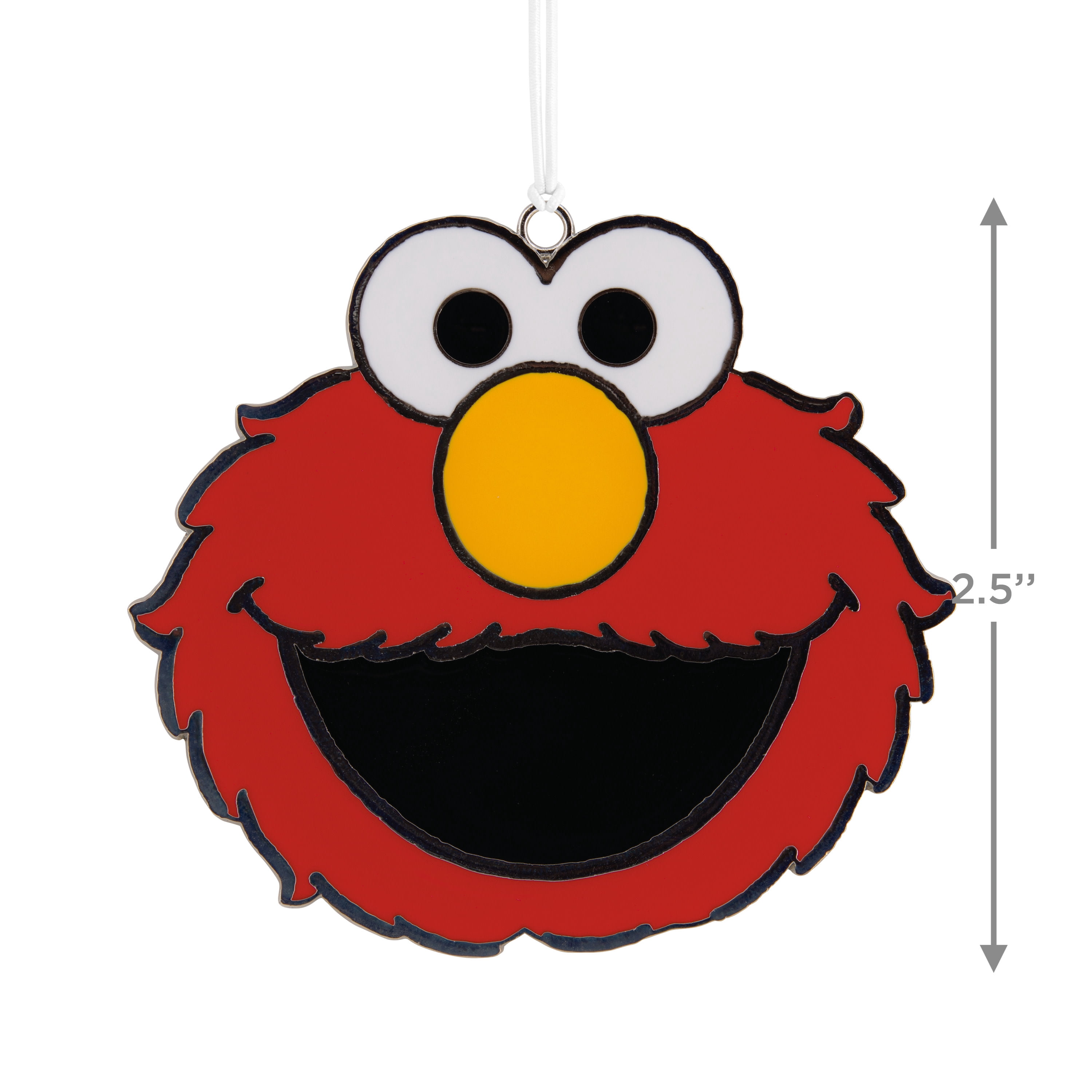 Hallmark Christmas Ornament (Sesame Street Elmo, Metal), 1 Count, 1 Count