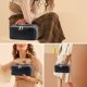 thumbnail image 5 of Bolsas de maquillaje de cuero PU con bolsa de cosméticos con cremallera para regalos navideños (negro) Sywqhk Cuidado Belleza, 5 of 8