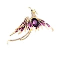 thumbnail image 2 of Guardurnaity Broche de pájaro de fuego, colgante de pecho, joyería de moda, broches brillantes, accesorios multicolores para mujer, tamaño Ropa, zapatos y accesorios Miscelánea Púrpura, 2 of 6